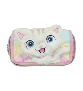 CHIMOLA CUTE CAT SMILE KALEM ÇANTASI ÇOK RENKLİ (K)