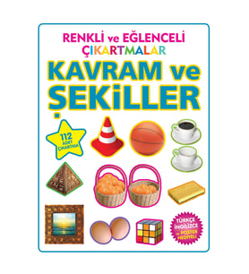 Renkli ve Eğlenceli Çıkartmalar Kavram ve Şekiller