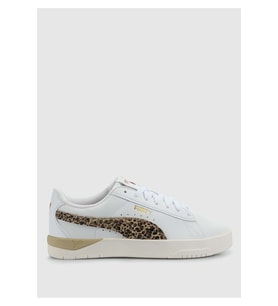 Puma 404298-01 Kadın Jada Classic Animal Flair Sneaker Ayakkabı (Beyaz-Altın)