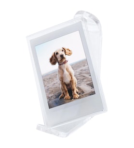 Instax mini Film Uyumlu Pleksi Hareketli Masaüstü Resim Çerçevesi