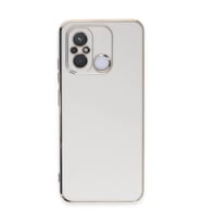 Xiaomi Redmi 12c Kılıf Volet Silikon - Beyaz