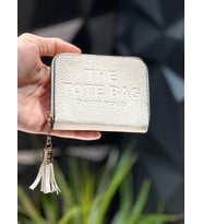 Unisex Kart Bölmeli Bozuk Para Bölmeli Çok Gözlü Cüzdan VLS.CZDN.0013 (Krem)