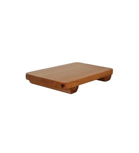 Ahşap Eskitme Ayaklı Sunumluk Et Tahtası 30 X14