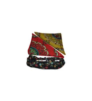 Bandana 3 lü Çiçek desenli ve etnik Desenli Set