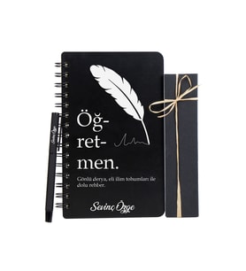 Öğretmen Tasarımlı Kişiye Özel Defter-Kalem Seti