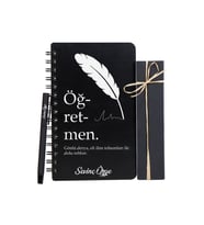 Öğretmen Tasarımlı Kişiye Özel Defter-Kalem Seti