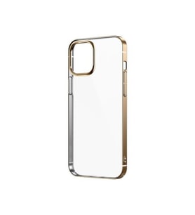 Apple iPhone 11 Kılıf Ultra İnce Sert Kenarları Renkli Kapak (Gold)