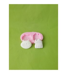 Küçük Kedi Ve Ev Silikon Kalıp