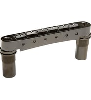 Graph Tech PM-8863-BN ResoMax NV1 Tune-O-Matic Köprü - 6mm Black Nickel (Profesyonel) Manyetik AutoLock Sistemi, Artırılmış Sustain ve Harmonik Zenginlik, Şık Siyah Nikel Kaplama