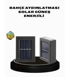 Northcity Güneş Enerjili Solar Aplik Dış Mekan Işığı - Kablo Tüketmeyen, Otomatik Açılıp Kapanan