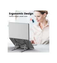 Esnek Alüminyum Laptop ve Tablet Standı, Ayarlanabilir ve Yükseklikli