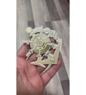9X8 CM ÜTÜ İLE YAPIŞAN SİMLİ DENİZCİ ÇAPA ARMA YAMA DİKİŞ AKSESUARI APLİKE