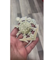 9X8 CM ÜTÜ İLE YAPIŞAN SİMLİ DENİZCİ ÇAPA ARMA YAMA DİKİŞ AKSESUARI APLİKE