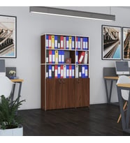 Kenzlife klasör dolabı kilitli alpdem cvz 175*120*30 klasörlük kitaplık ofis arkalıksız