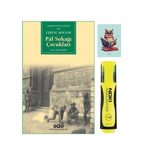 Pal Sokağı Çocukları - Ferenc Molnar - Yapı Kredi Yayınları - Sarı Fosforlu Kalem -Not Defterli Seti (Renksiz)