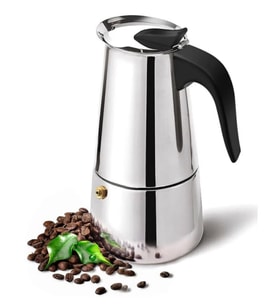 Moka pot 6 fincan paslanmaz çelik