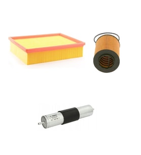 Bosch Filtre Bakım Seti BMW 5 SERİSİ E39 520i 523 Benzin 1996-2003 Hava + Yağ f. + Yakıt Filtre Bosch