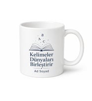İngilizce Öğretmeni Kelime Ezberi Yabancı Dil Gramer Pratiği Kupa Bardak Hediye