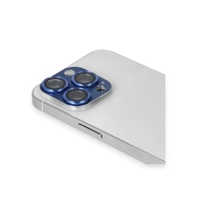 İphone 13 Pers Alüminyum Kamera Lens - Lacivert