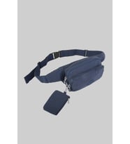 Lacivert Krinkıl Su Geçirmez (waterproof) Body Bag, Vücut & Bel Çantası (Nas Bag) (Lacivert)