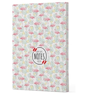 Flamingo 3 - Yan Boyamalı Çizgili Defter