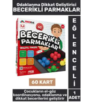 Eğitici Eğlenceli El Göz Koordinasyonu Odaklanma Beceri Geliştirici Oyun BECERİKLİ PARMAKLAR