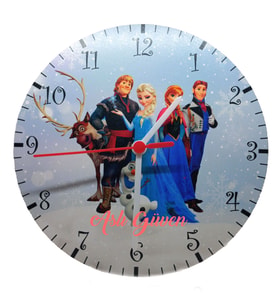 İsme Özel Frozen Temalı Masa Saati