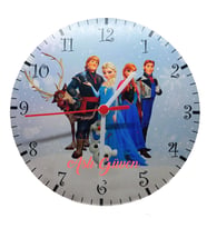 İsme Özel Frozen Temalı Masa Saati