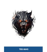 TBS-8645 ORTA BOY KÜKREYEN KURT DESEN GEÇİCİ DÖVME-TATTO