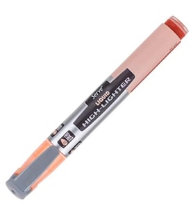 SERVE LİKİT FOSFORLU KALEM PASTEL TURUNCU