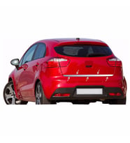 Kia Rio HB Formlu Krom Bagaj Alt Çıta 2011-2016 Paslanmaz Çelik