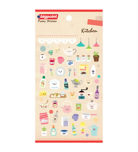 Bigpoint Sticker Mutfak x 15 Adet