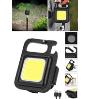Çok Amaçlı Mini Led Anahtarlık El Feneri Flash Mıknatıslı Su Geçirmez Şişe Açacaklı Kamp Feneri