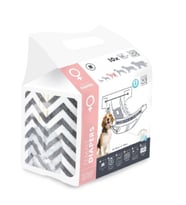 M-PETS Dıapers Dişi Köpekler İçin Külot (M) 10Lu (Bel Çevresi 28-48 cm)