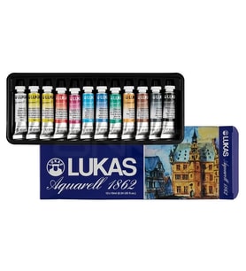Lukas Aquarell 1862 Artist Sulu Boya 12x10ml 6727