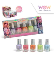 WoW Generation Çocuk Oje Seti - 5’li Pastel & Işıltılı Simli Seri