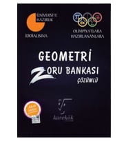 Karekök Yayınları Karekök Iddalısına Olimpiyatlara Hazırlananlara Geometri Çözümlü Zoru Bankası Yeni (Çok Renkli)