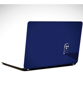 Doktor Who Minimal Laptop Sticker 10 İnch (25X19CM)