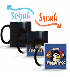 Flightless Sihirli Kupa Bardak Porselen