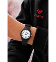 JAGA Unisex Rakamlı Kadran Çocuk Kol Saati 100 Mt Su Geçirmez Spor Silikon Kordonlu JG.9