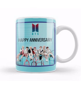 Happy 8 Years To Bts Army Gift Merch Kupa Bardak Porselen