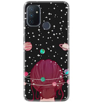 Kılıfland One Plus Nord N10 Kılıf Desenli Silikon Resimli Kapak Space Woman Kılıf 1311