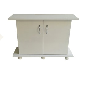 Kanki Pet 100 Cm MDF Düz Akvaryum Beyaz sehpa  100x31x67 cm