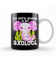 Cute & Funny My Spirit Animal Is An Axolotl Animal Kupa Bardak Porselen