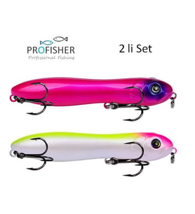 PROFISHER Yılan Kafa Sert Yapay Yem 16 gr 1,05 cm Florecent 2 li Set