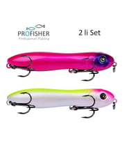 PROFISHER Yılan Kafa Sert Yapay Yem 16 gr 1,05 cm Florecent 2 li Set