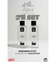 Ilgaz Çankırı Tuz Kolonyası 2'li Set 80 Derece 400 ml Elegance Series