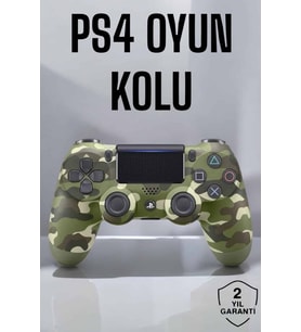 PS4 Oyun Kolu Kamuflaj Desenli Joystick