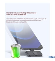 ScHitec K9 Type-C Çift Kablosuz Wireless HD Yaka Mikrofonu Siyah