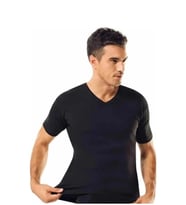 Tutku Erkek Ribana Spor Fanila 0107 6'lı Paket (Siyah)